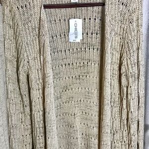 Chico’s knit open cardigan with matching tank !